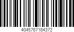 Código de barras (EAN, GTIN, SKU, ISBN): '4045787184372'