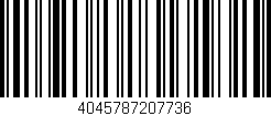 Código de barras (EAN, GTIN, SKU, ISBN): '4045787207736'