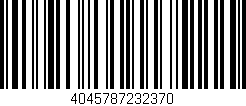 Código de barras (EAN, GTIN, SKU, ISBN): '4045787232370'