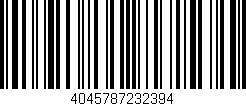 Código de barras (EAN, GTIN, SKU, ISBN): '4045787232394'