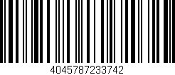 Código de barras (EAN, GTIN, SKU, ISBN): '4045787233742'