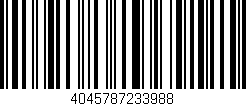 Código de barras (EAN, GTIN, SKU, ISBN): '4045787233988'