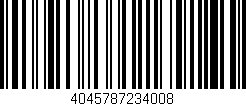 Código de barras (EAN, GTIN, SKU, ISBN): '4045787234008'