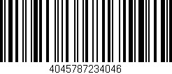 Código de barras (EAN, GTIN, SKU, ISBN): '4045787234046'