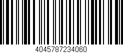 Código de barras (EAN, GTIN, SKU, ISBN): '4045787234060'