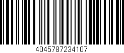 Código de barras (EAN, GTIN, SKU, ISBN): '4045787234107'