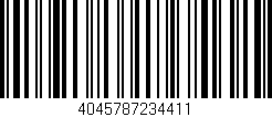 Código de barras (EAN, GTIN, SKU, ISBN): '4045787234411'