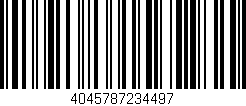Código de barras (EAN, GTIN, SKU, ISBN): '4045787234497'