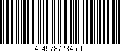 Código de barras (EAN, GTIN, SKU, ISBN): '4045787234596'