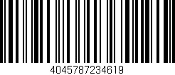 Código de barras (EAN, GTIN, SKU, ISBN): '4045787234619'