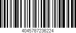 Código de barras (EAN, GTIN, SKU, ISBN): '4045787236224'
