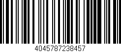 Código de barras (EAN, GTIN, SKU, ISBN): '4045787238457'