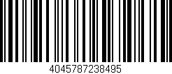 Código de barras (EAN, GTIN, SKU, ISBN): '4045787238495'