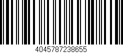 Código de barras (EAN, GTIN, SKU, ISBN): '4045787238655'