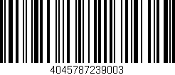 Código de barras (EAN, GTIN, SKU, ISBN): '4045787239003'