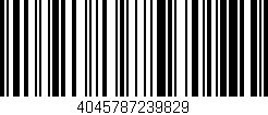 Código de barras (EAN, GTIN, SKU, ISBN): '4045787239829'