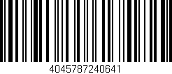 Código de barras (EAN, GTIN, SKU, ISBN): '4045787240641'