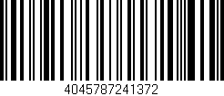 Código de barras (EAN, GTIN, SKU, ISBN): '4045787241372'