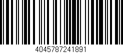 Código de barras (EAN, GTIN, SKU, ISBN): '4045787241891'