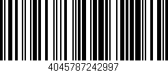 Código de barras (EAN, GTIN, SKU, ISBN): '4045787242997'