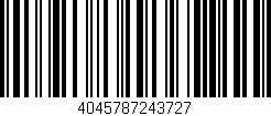 Código de barras (EAN, GTIN, SKU, ISBN): '4045787243727'