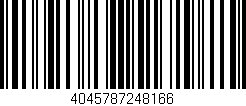Código de barras (EAN, GTIN, SKU, ISBN): '4045787248166'