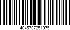 Código de barras (EAN, GTIN, SKU, ISBN): '4045787251975'