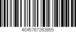 Código de barras (EAN, GTIN, SKU, ISBN): '4045787263855'