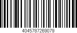 Código de barras (EAN, GTIN, SKU, ISBN): '4045787269079'