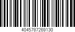 Código de barras (EAN, GTIN, SKU, ISBN): '4045787269130'