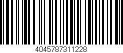 Código de barras (EAN, GTIN, SKU, ISBN): '4045787311228'