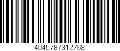 Código de barras (EAN, GTIN, SKU, ISBN): '4045787312768'