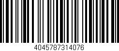 Código de barras (EAN, GTIN, SKU, ISBN): '4045787314076'