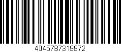 Código de barras (EAN, GTIN, SKU, ISBN): '4045787319972'