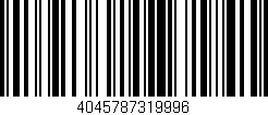 Código de barras (EAN, GTIN, SKU, ISBN): '4045787319996'