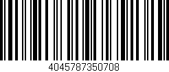 Código de barras (EAN, GTIN, SKU, ISBN): '4045787350708'