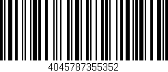 Código de barras (EAN, GTIN, SKU, ISBN): '4045787355352'