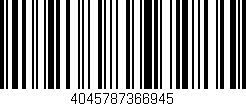 Código de barras (EAN, GTIN, SKU, ISBN): '4045787366945'
