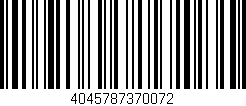 Código de barras (EAN, GTIN, SKU, ISBN): '4045787370072'