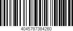 Código de barras (EAN, GTIN, SKU, ISBN): '4045787384260'