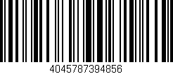 Código de barras (EAN, GTIN, SKU, ISBN): '4045787394856'