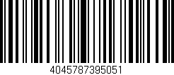 Código de barras (EAN, GTIN, SKU, ISBN): '4045787395051'
