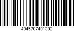 Código de barras (EAN, GTIN, SKU, ISBN): '4045787401332'