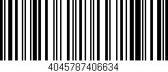 Código de barras (EAN, GTIN, SKU, ISBN): '4045787406634'