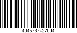 Código de barras (EAN, GTIN, SKU, ISBN): '4045787427004'