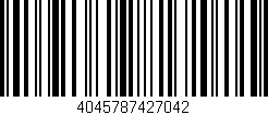 Código de barras (EAN, GTIN, SKU, ISBN): '4045787427042'