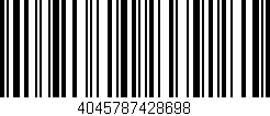 Código de barras (EAN, GTIN, SKU, ISBN): '4045787428698'