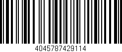 Código de barras (EAN, GTIN, SKU, ISBN): '4045787429114'