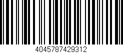 Código de barras (EAN, GTIN, SKU, ISBN): '4045787429312'