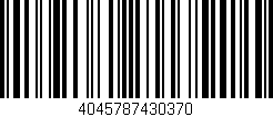 Código de barras (EAN, GTIN, SKU, ISBN): '4045787430370'